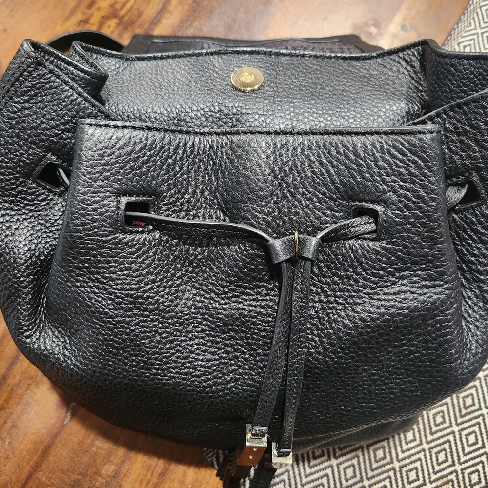 Kate Spade Black Leather Backpack - Picture 5 of 11
